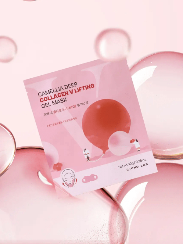 Round Lab Camellia Deep Collagen V Lifting Gel Mask 10g | Lakinza K-beauty Canada