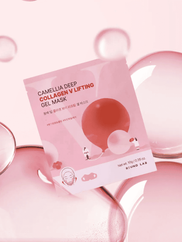 Round Lab Camellia Deep Collagen V Lifting Gel Mask 10g Lakinza K-beauty