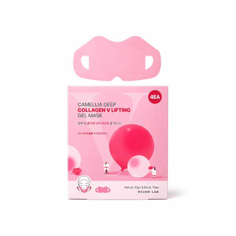 Round Lab Camellia Deep Collagen V Lifting Gel Mask 10g Lakinza K-beauty
