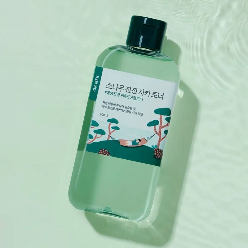 Round Lab For Men Pine Calming Cica Toner 200ml Lakinza K-beauty