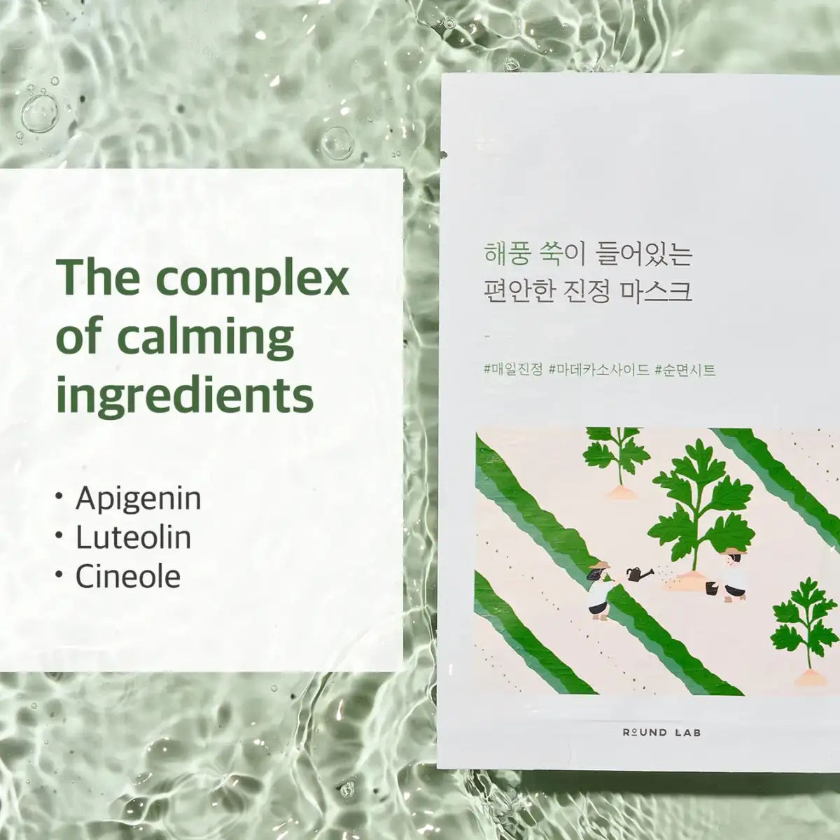 Round Lab Mugwort Calming Mask 25ml Lakinza K-beauty