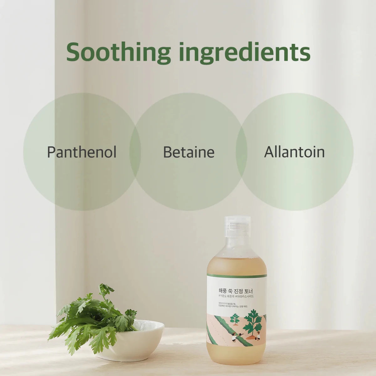 Round Lab Mugwort Calming Toner 300ml | Lakinza K - beauty Canada