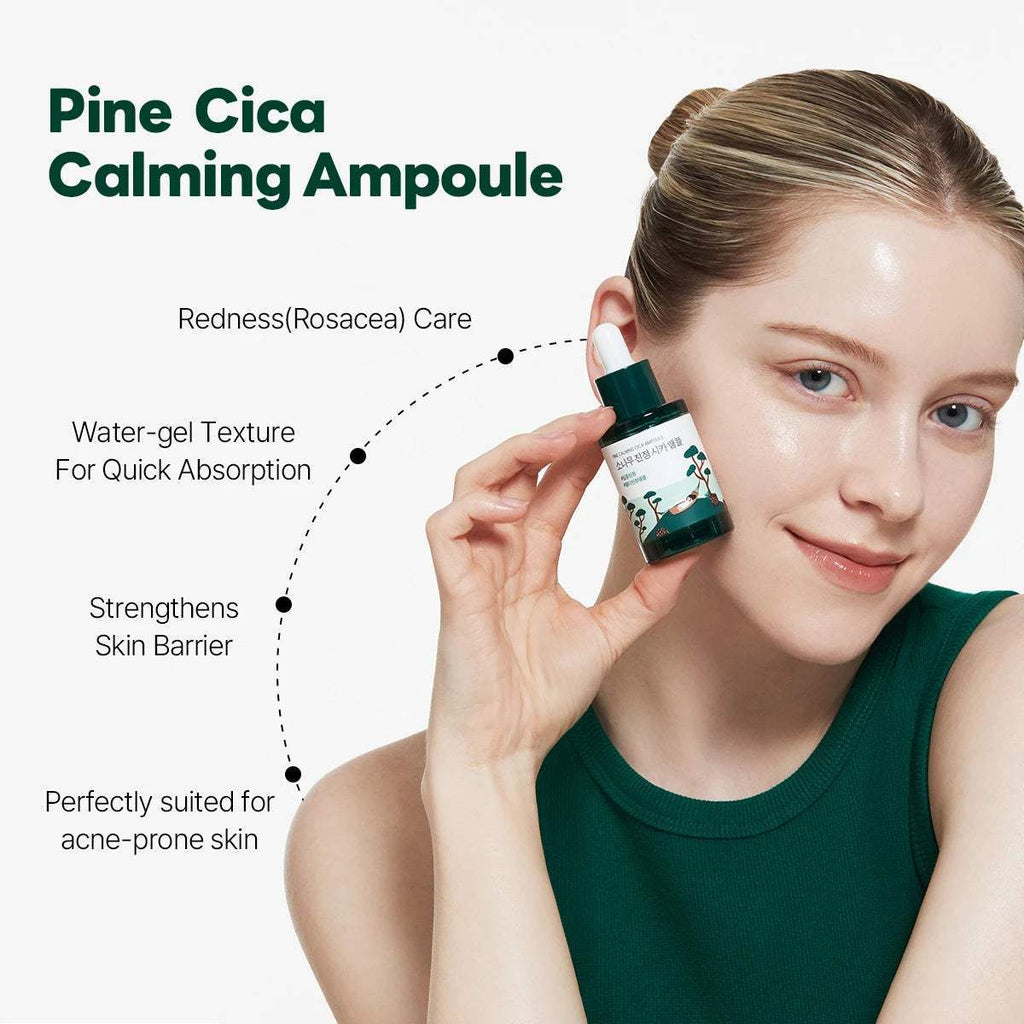 Round Lab Pine Calming Cica Ampoule 30ml | Lakinza K - beauty Canada