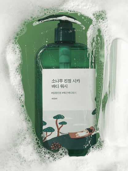 Round Lab Pine Calming Cica Bodywash 400ml | Lakinza K - beauty Canada