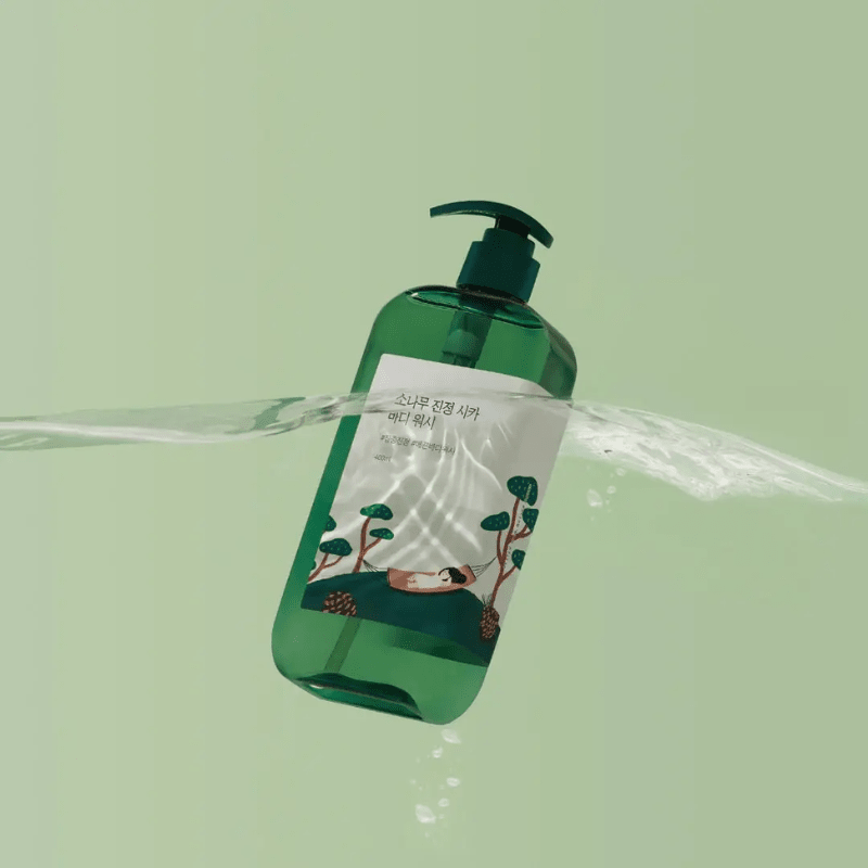 Round Lab Pine Calming Cica Bodywash 400ml | Lakinza K - beauty Canada