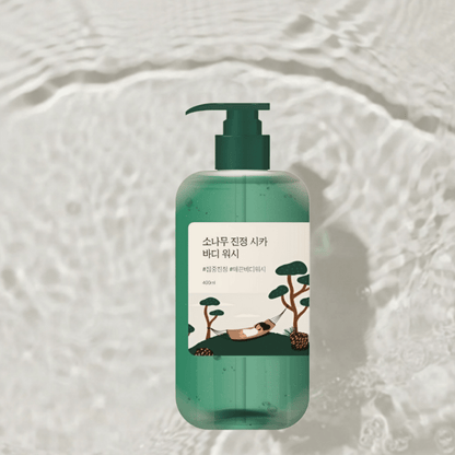 Round Lab Pine Calming Cica Bodywash 400ml | Lakinza K - beauty Canada