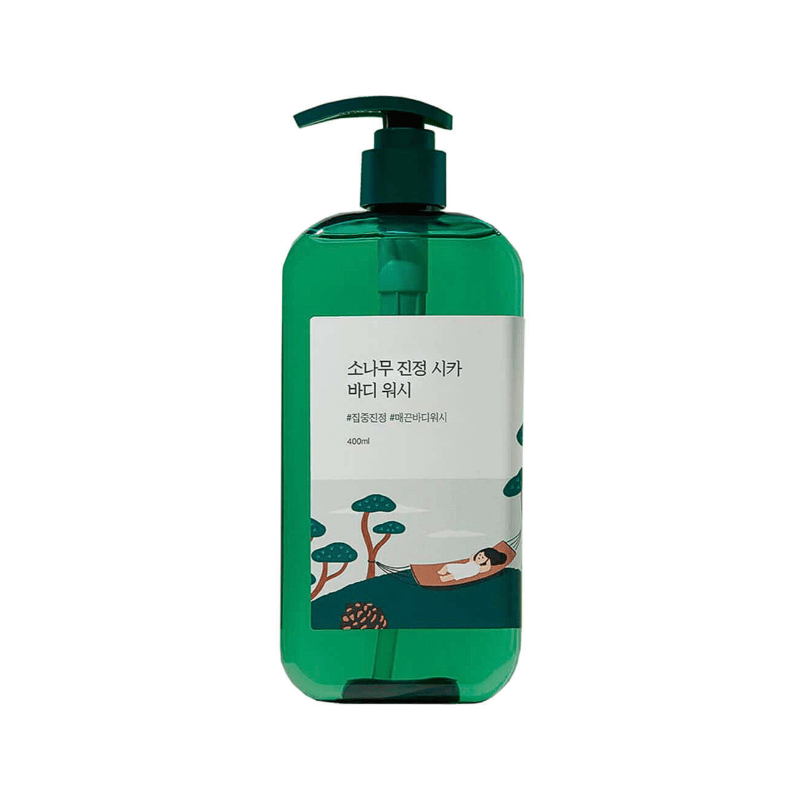 Round Lab Pine Calming Cica Bodywash 400ml | Lakinza K - beauty Canada