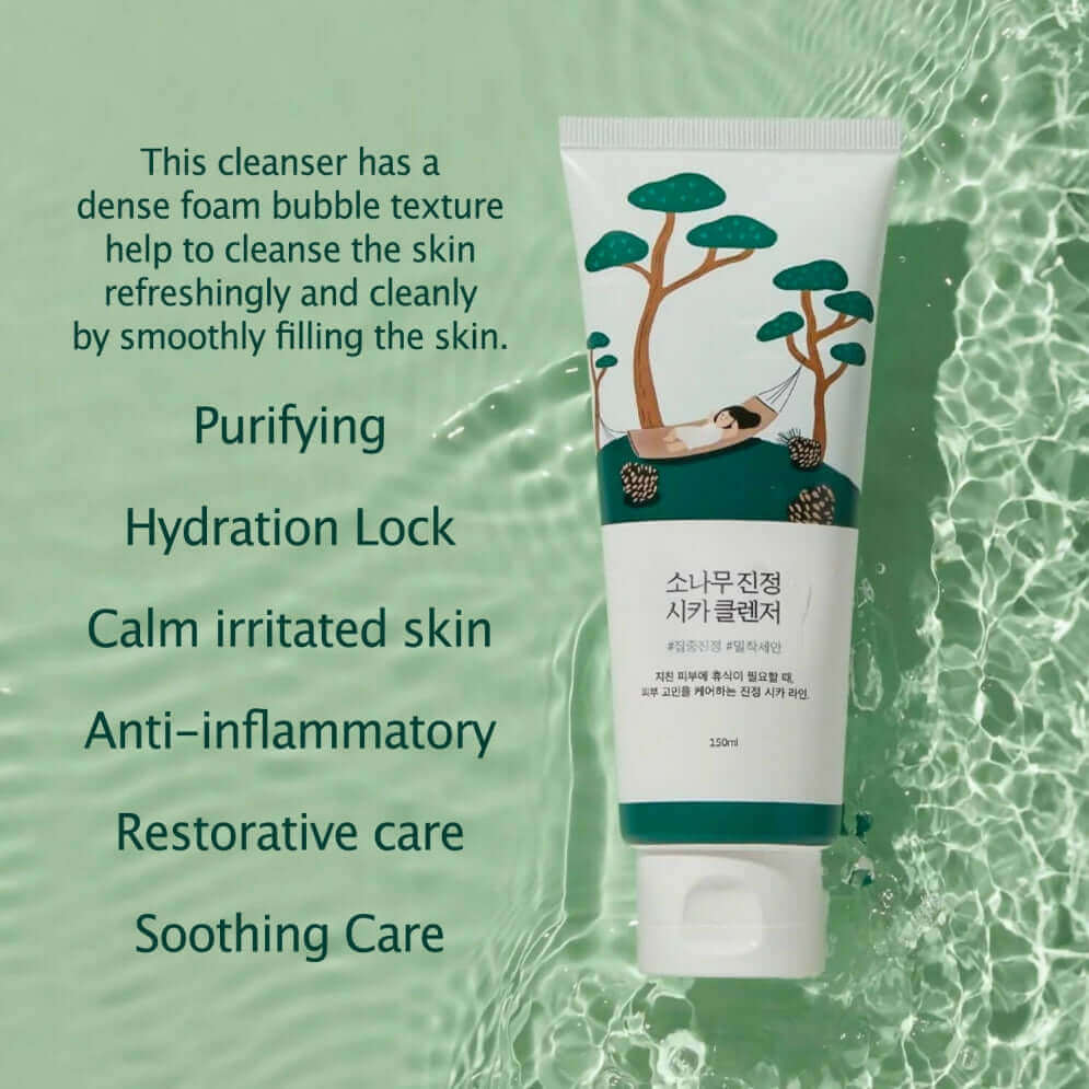 Round Lab Pine Calming Cica Cleanser 150ml Lakinza K-beauty