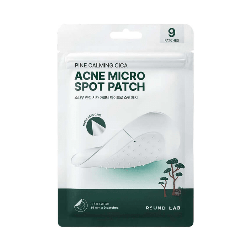 Round Lab Pine Calming Cica Micro Spot Patch 9pcs Lakinza K-beauty