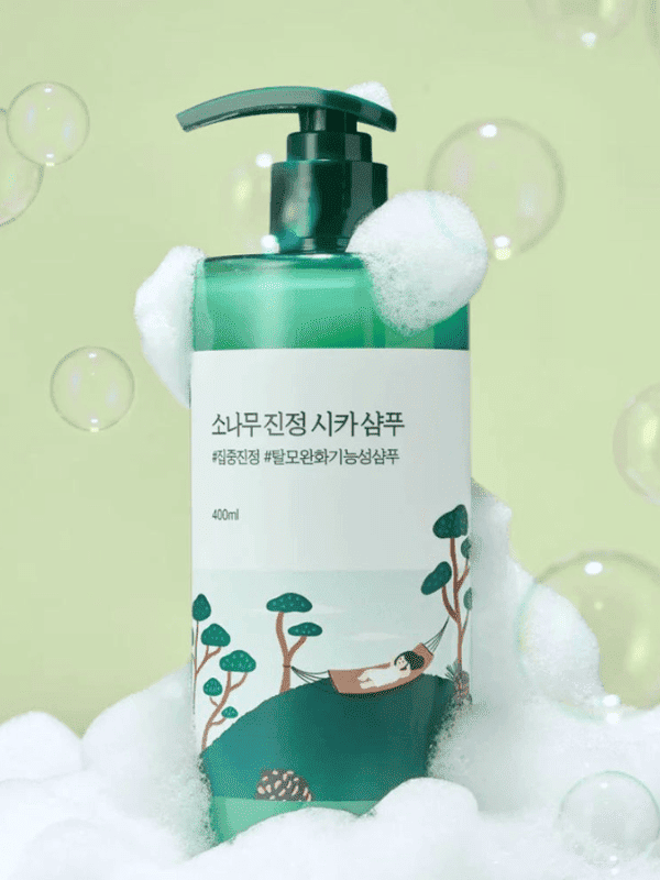 Round Lab Pine Calming Cica Shampoo 400ml Lakinza K-beauty