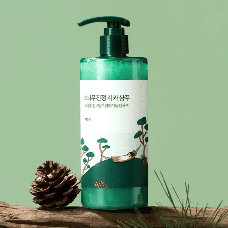 Round Lab Pine Calming Cica Shampoo 400ml Lakinza K-beauty