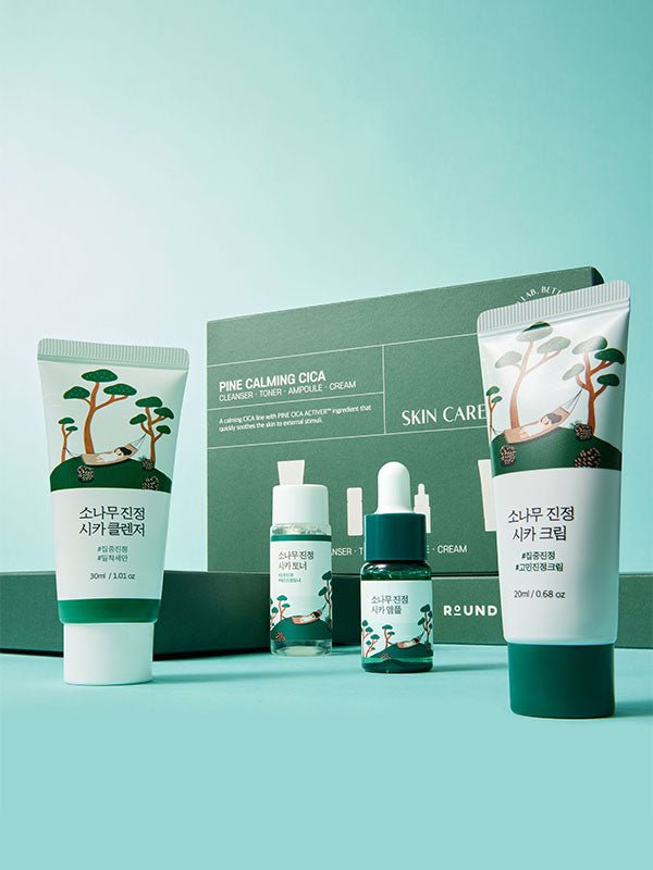 Round Lab Pine Calming Cica Trial Kit Lakinza K-beauty