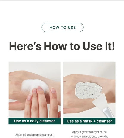 Round Lab Pine Cica Deep Pore Clay Mask Cleanser 150ml | Lakinza K - beauty Canada