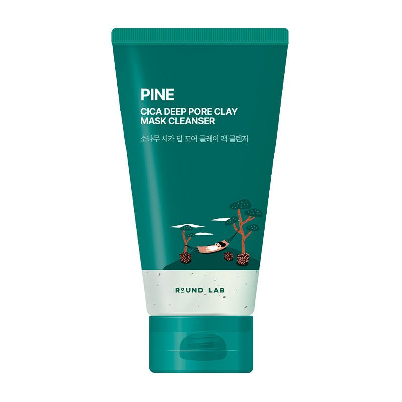 Round Lab Pine Cica Deep Pore Clay Mask Cleanser 150ml Lakinza K-beauty