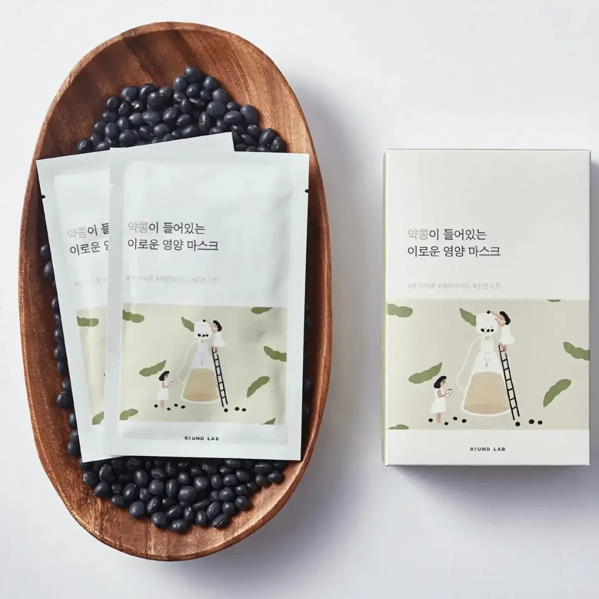 Round Lab Soybean Nourishing Mask 25ml Lakinza K-beauty