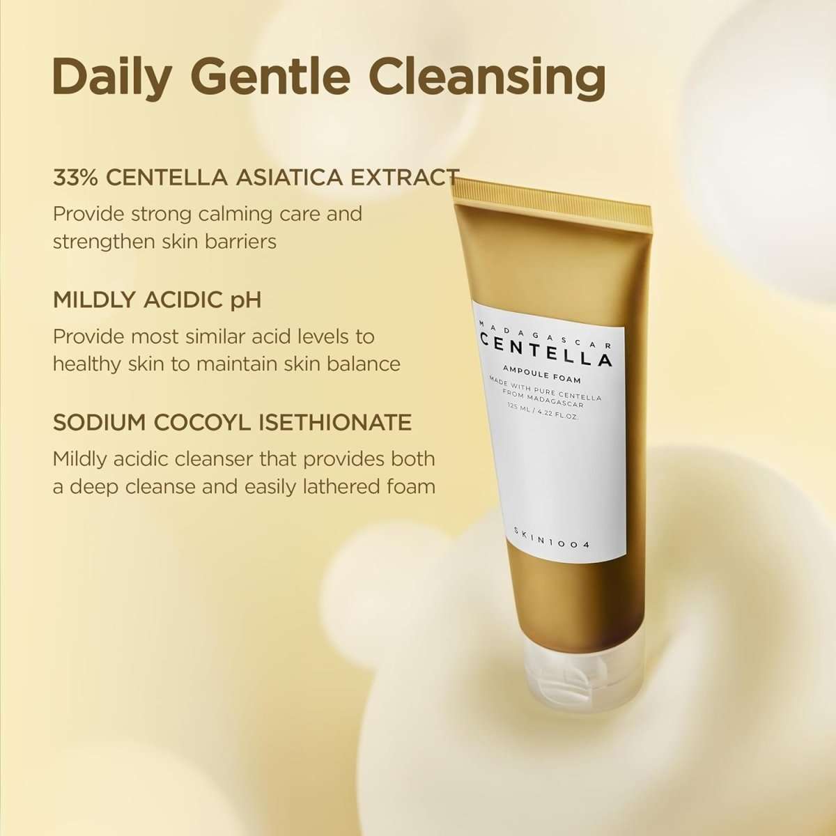 SKIN1004 Madagascar Centella Ampoule Foam 125ml Lakinza K-beauty
