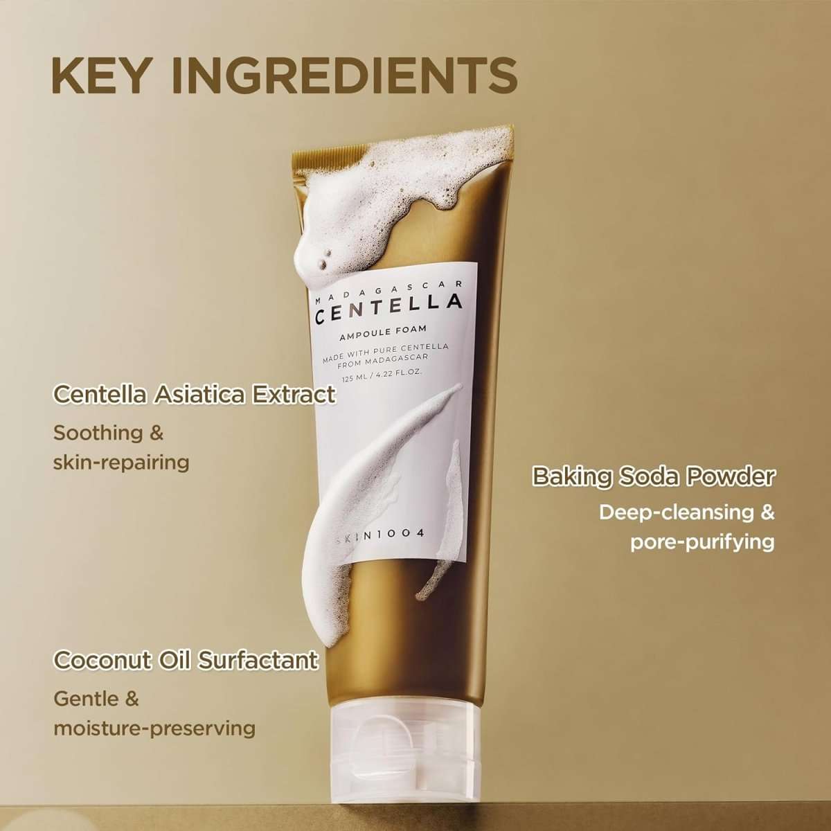 SKIN1004 Madagascar Centella Ampoule Foam 125ml Lakinza K-beauty