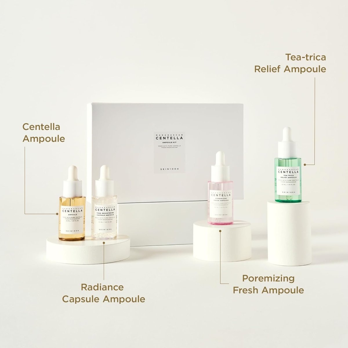 SKIN1004 Madagascar Centella Ampoule Kit Lakinza K-beauty