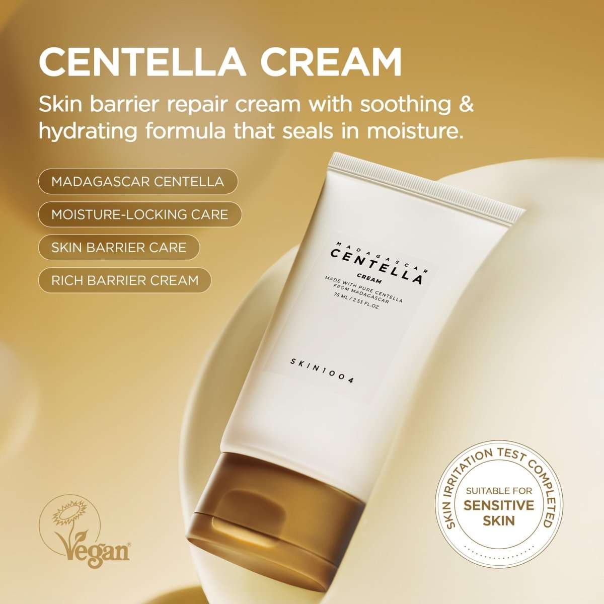 SKIN1004 Madagascar Centella Cream 75ml Lakinza K-beauty