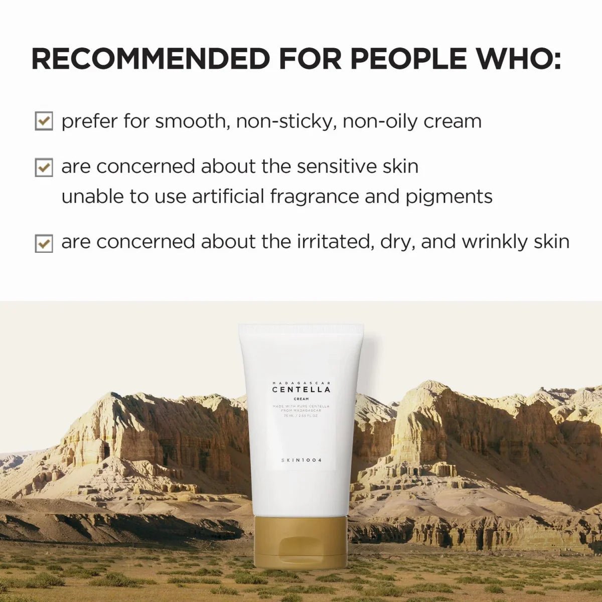 SKIN1004 Madagascar Centella Cream 75ml | Lakinza K - beauty Canada
