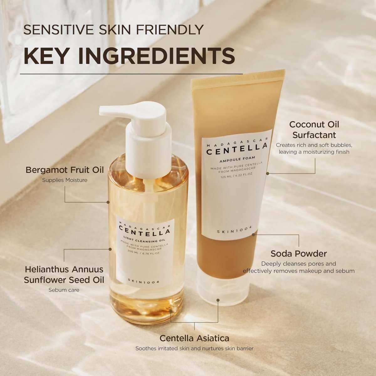 SKIN1004 Madagascar Centella Double Cleansing Duo Lakinza K-beauty