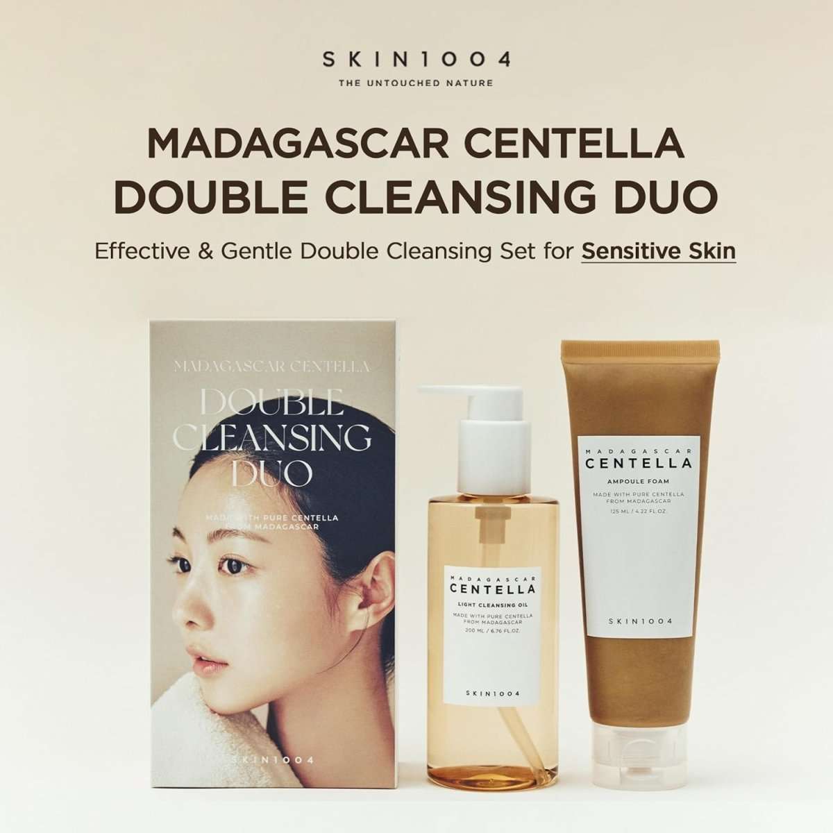 SKIN1004 Madagascar Centella Double Cleansing Duo Lakinza K-beauty