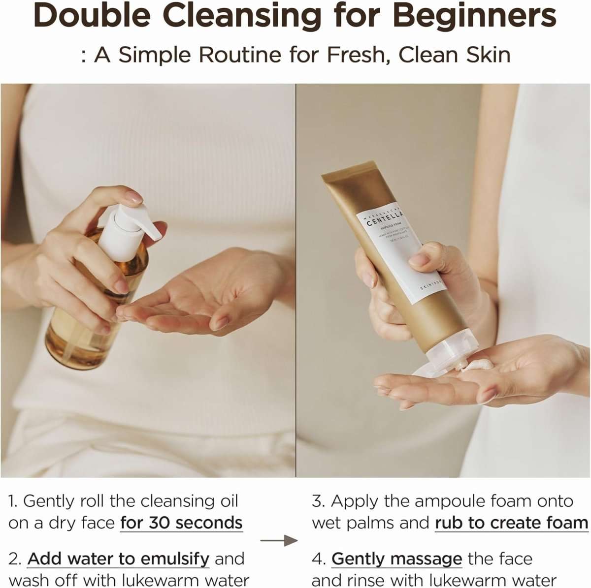 SKIN1004 Madagascar Centella Double Cleansing Duo Lakinza K-beauty