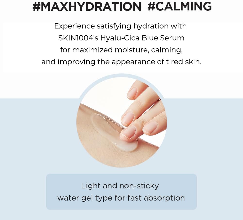 SKIN1004 Madagascar Centella Hyalu-Cica Blue Serum 50ml Lakinza K-beauty
