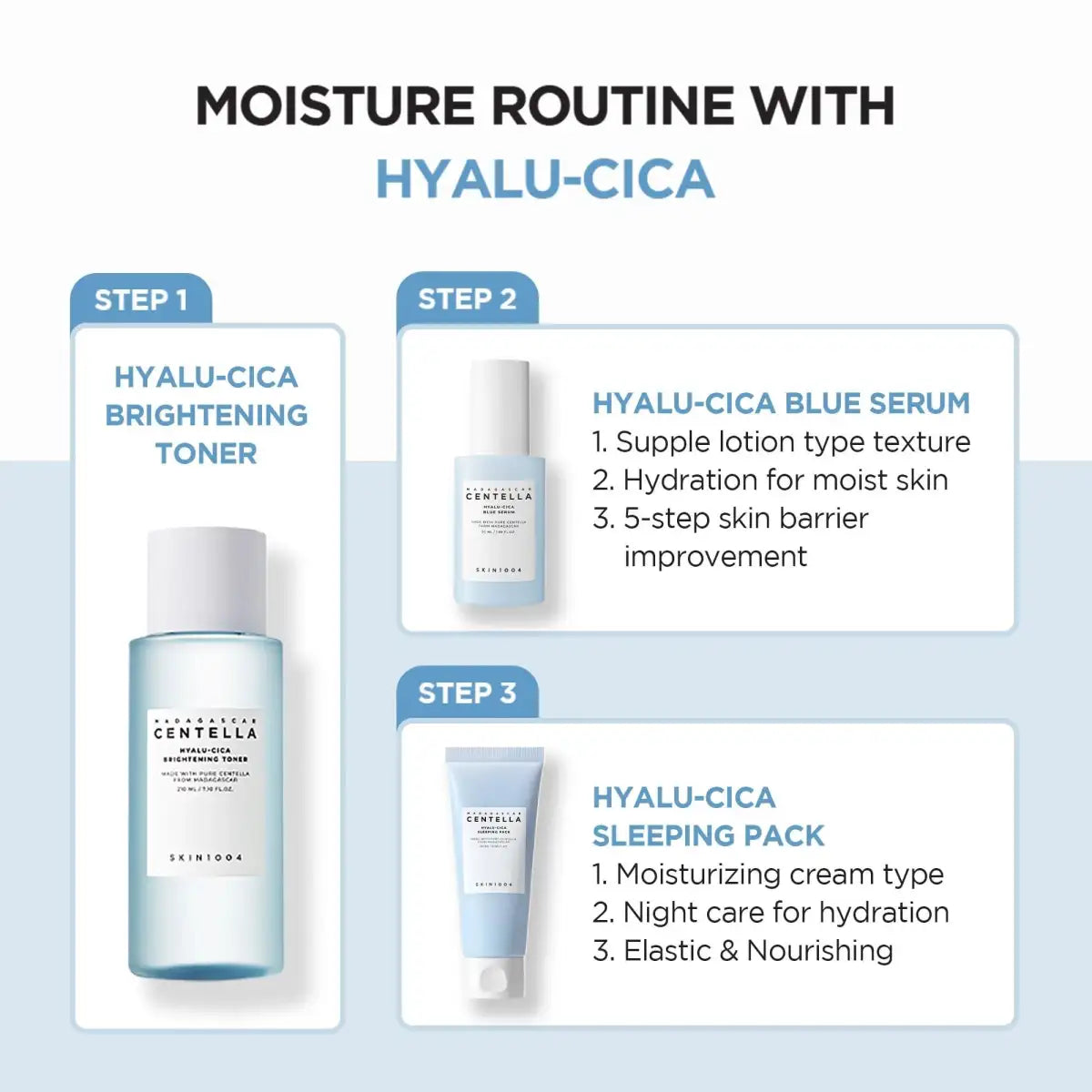 SKIN1004 Madagascar Centella Hyalu-Cica Brightening Toner 210ml Lakinza K-beauty