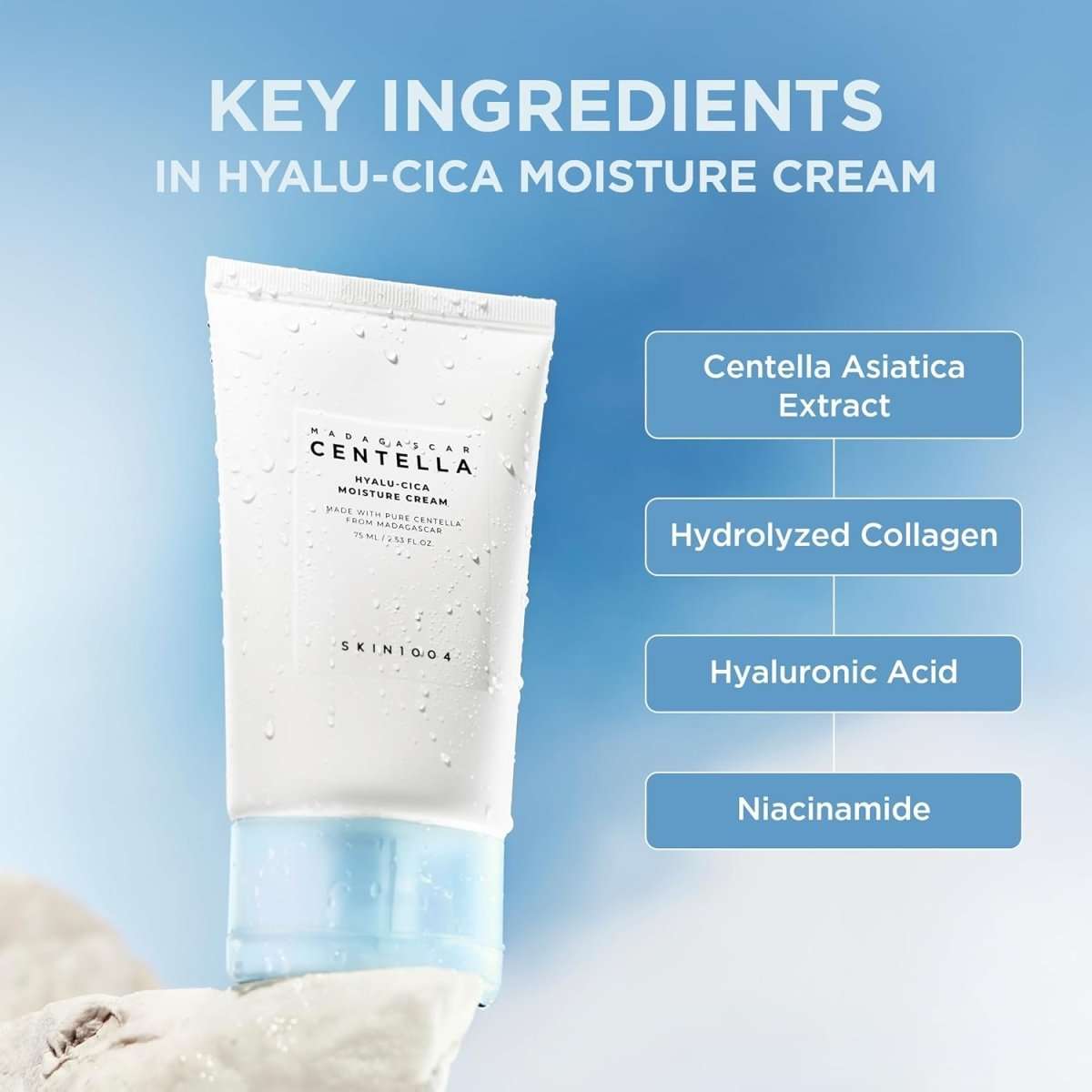SKIN1004 Madagascar Centella Hyalu-Cica Moisture Cream 75ml Lakinza K-beauty