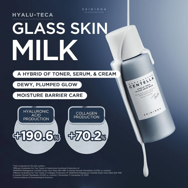 SKIN1004 Madagascar Centella Hyalu-Teca Glass Skin Milk 210ml | Lakinza K-beauty Canada