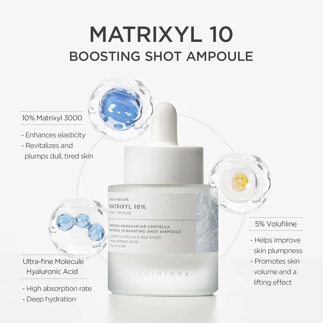 SKIN1004 Madagascar Centella Matrixyl 10 Boosting Shot Ampoule 30ml Lakinza K-beauty