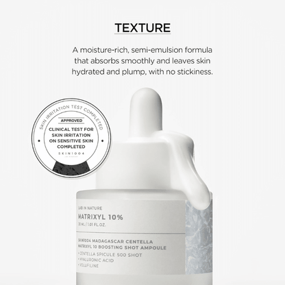 SKIN1004 Madagascar Centella Matrixyl 10 Boosting Shot Ampoule 30ml | Lakinza K - beauty Canada