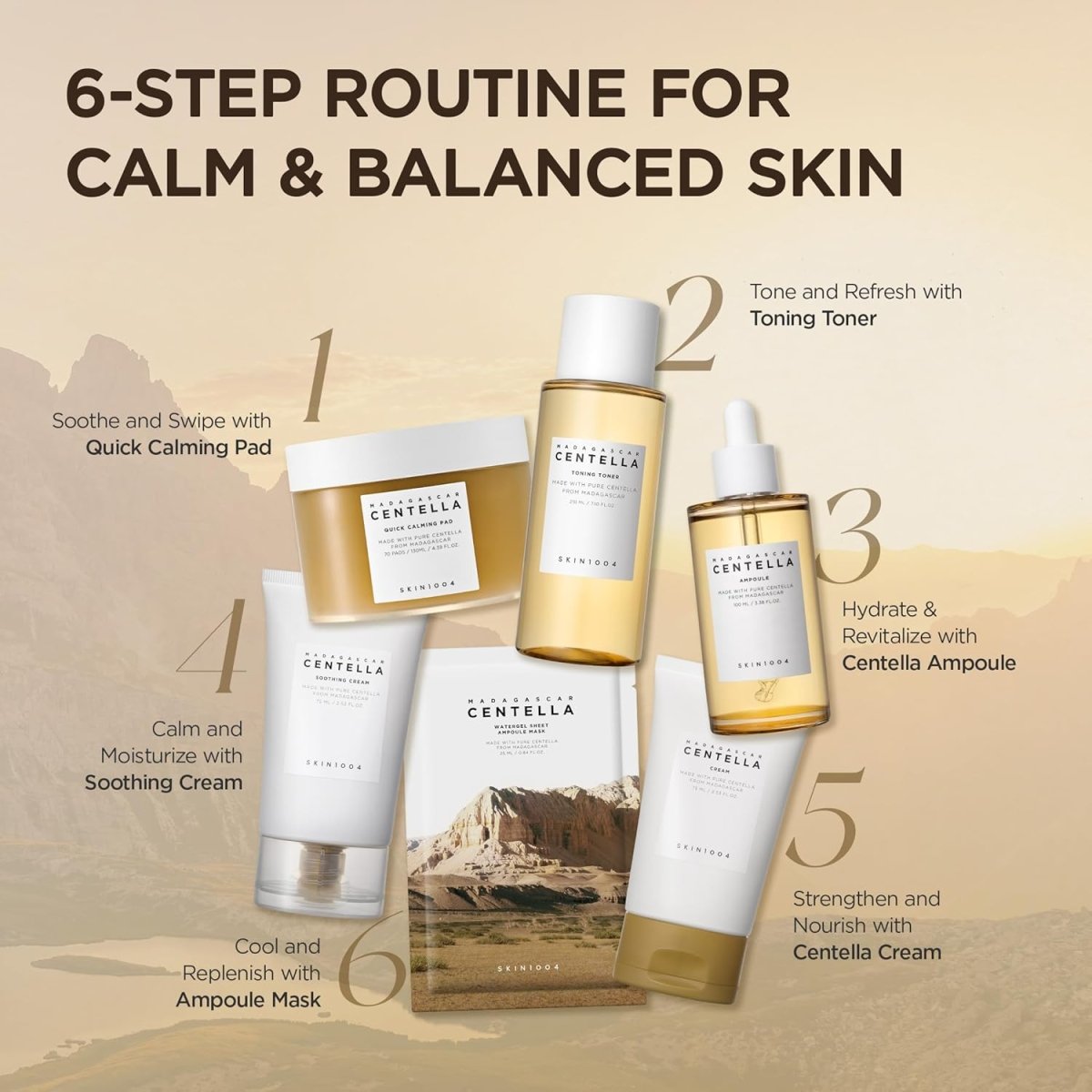 SKIN1004 Madagascar Centella Quick Calming Duo | Lakinza K - beauty Canada