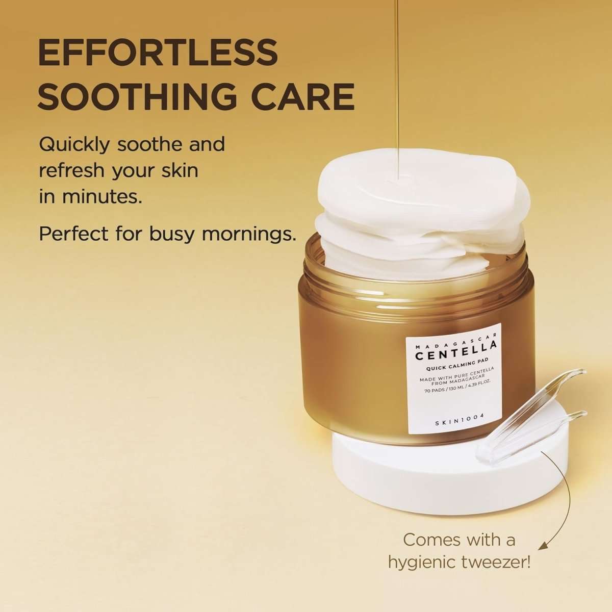 SKIN1004 Madagascar Centella Quick Calming Pad 130ml / 70pads Lakinza K-beauty