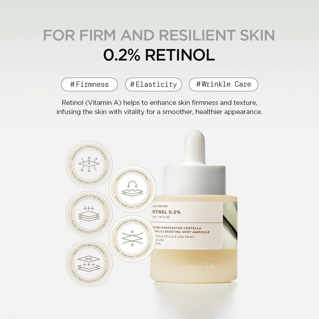 SKIN1004 Madagascar Centella Retinol 0.2 Boosting Shot Ampoule 30ml | Lakinza K - beauty Canada
