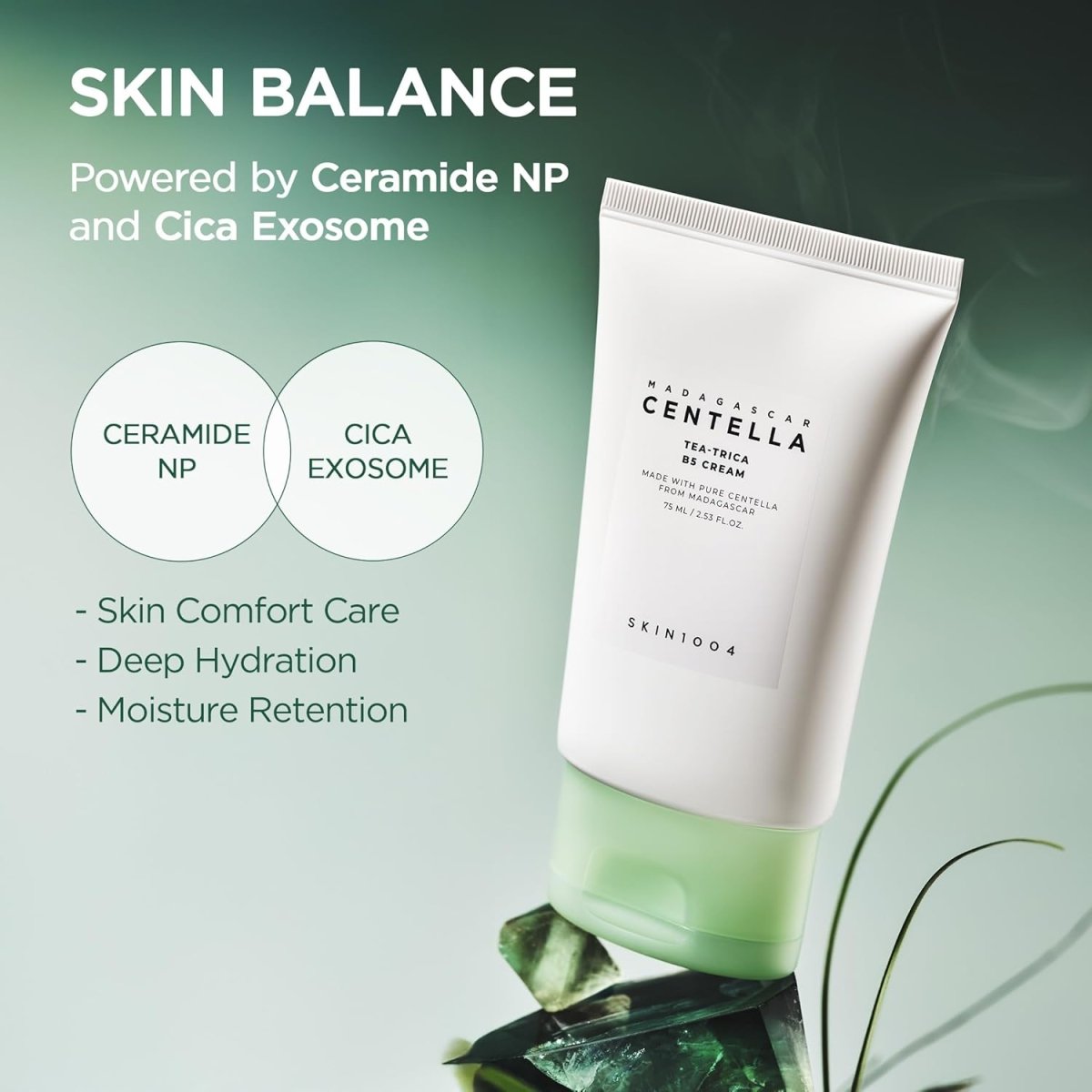 SKIN1004 Madagascar Centella Tea - Trica B5 Cream 75ml | Lakinza K - beauty Canada