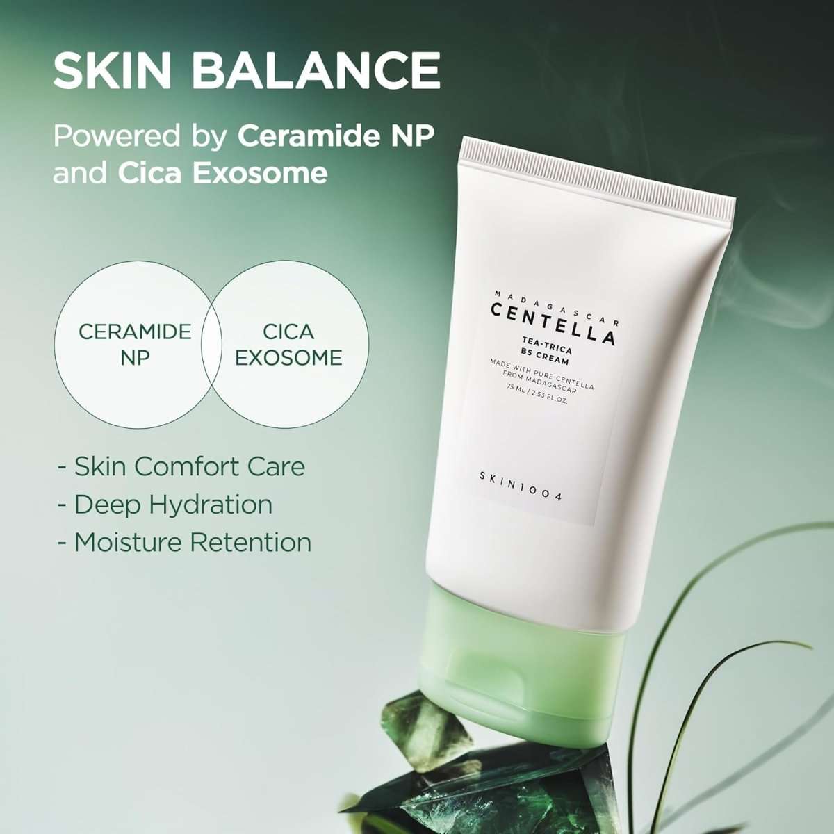 SKIN1004 Madagascar Centella Tea-Trica B5 Cream 75ml Lakinza K-beauty