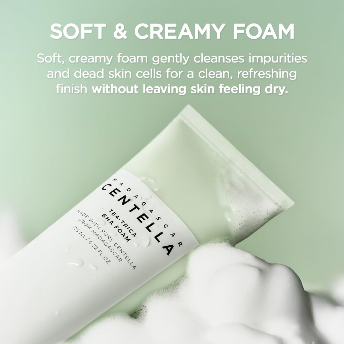 SKIN1004 Madagascar Centella Tea-Trica BHA Foam 125ml Lakinza K-beauty