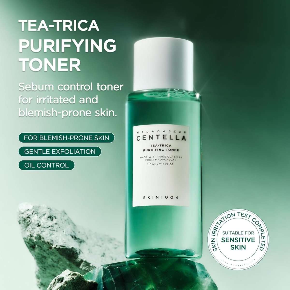 SKIN1004 Madagascar Centella Tea-Trica Purifying Toner 210ml Lakinza K-beauty
