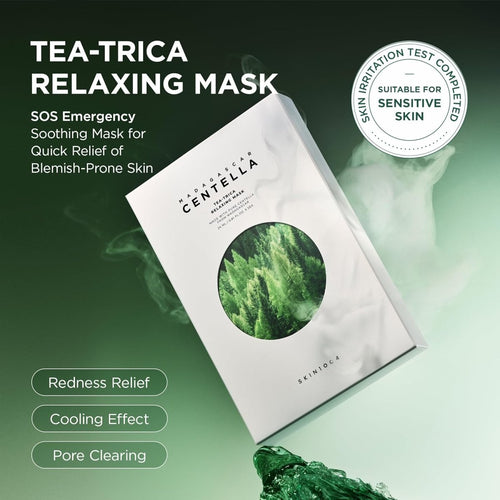 SKIN1004 Madagascar Centella Tea - Trica Relaxing Mask 24ml - 5 Masks | Lakinza K - beauty Canada