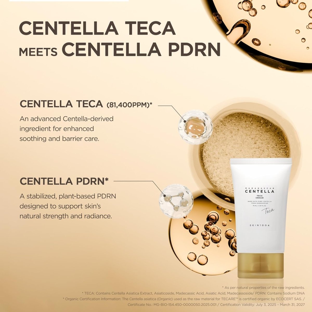 SKIN1004 Madagascar Centella Teca Cream 75ml | Lakinza K-beauty Canada