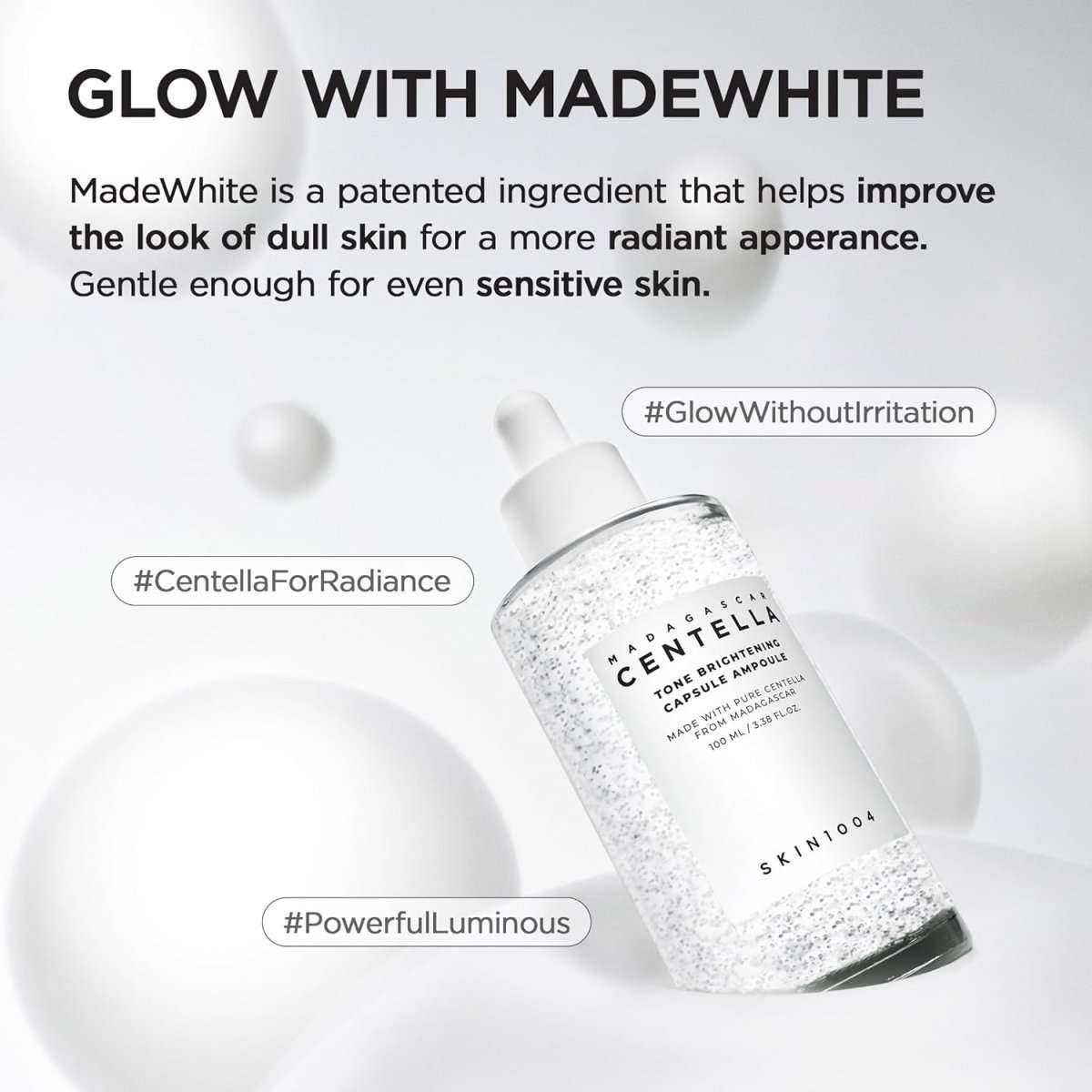 SKIN1004 Madagascar Centella Tone Brightening Capsule Ampoule 100ml Lakinza K-beauty