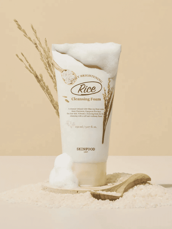 Skinfood Daily Brightening Rice Cleansing Foam 150ml Lakinza K-beauty