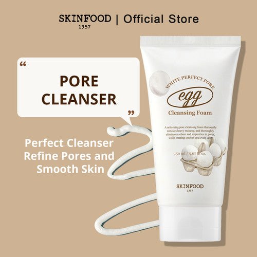 Skinfood Egg White Perfect Pore Cleansing Foam 150ml Lakinza K-beauty