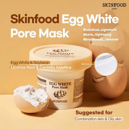 Skinfood Egg White Pore Mask 125g Lakinza K-beauty