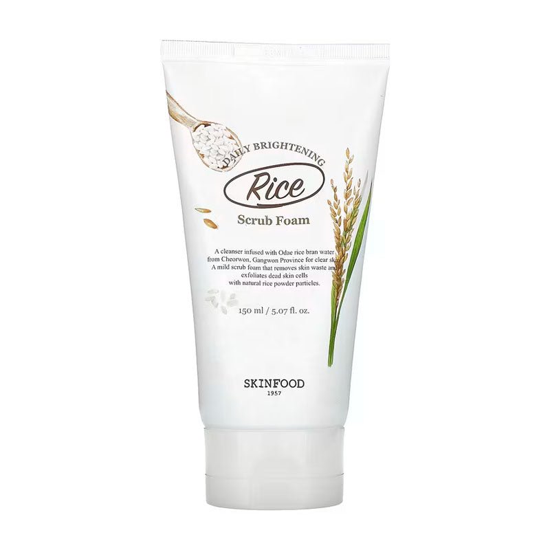 Skinfood Rice Daily Brightening Scrub Foam 150ml Lakinza K-beauty