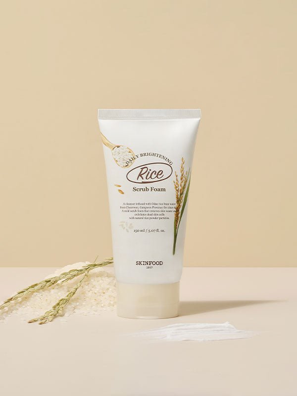 Skinfood Rice Daily Brightening Scrub Foam 150ml Lakinza K-beauty