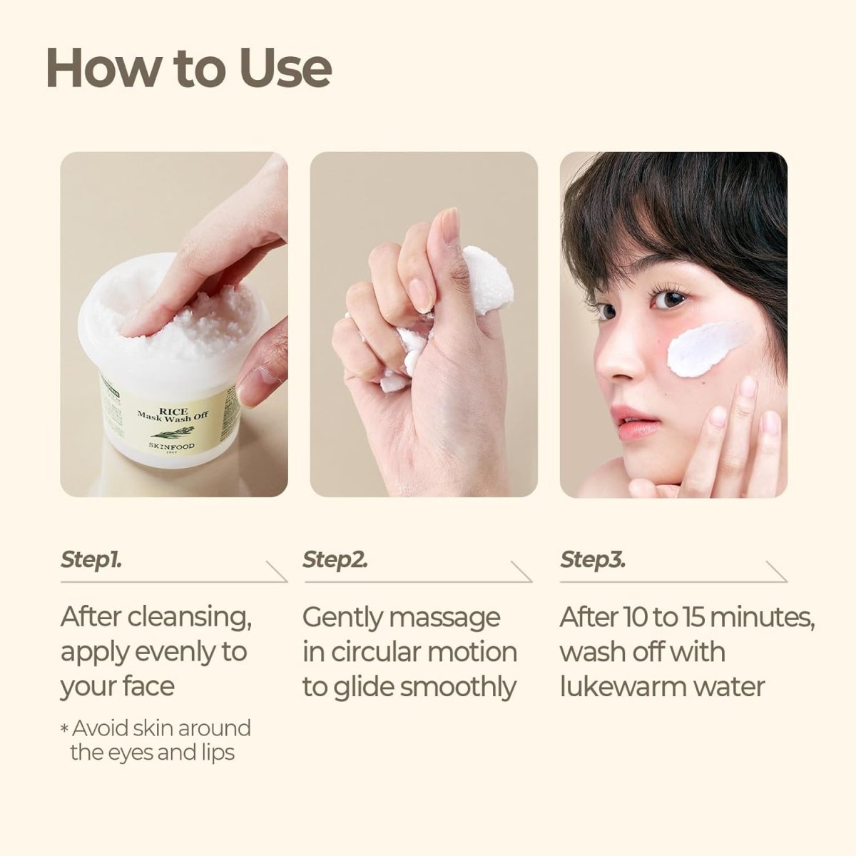 Skinfood Rice Mask Wash Off 100g | Lakinza K - beauty Canada