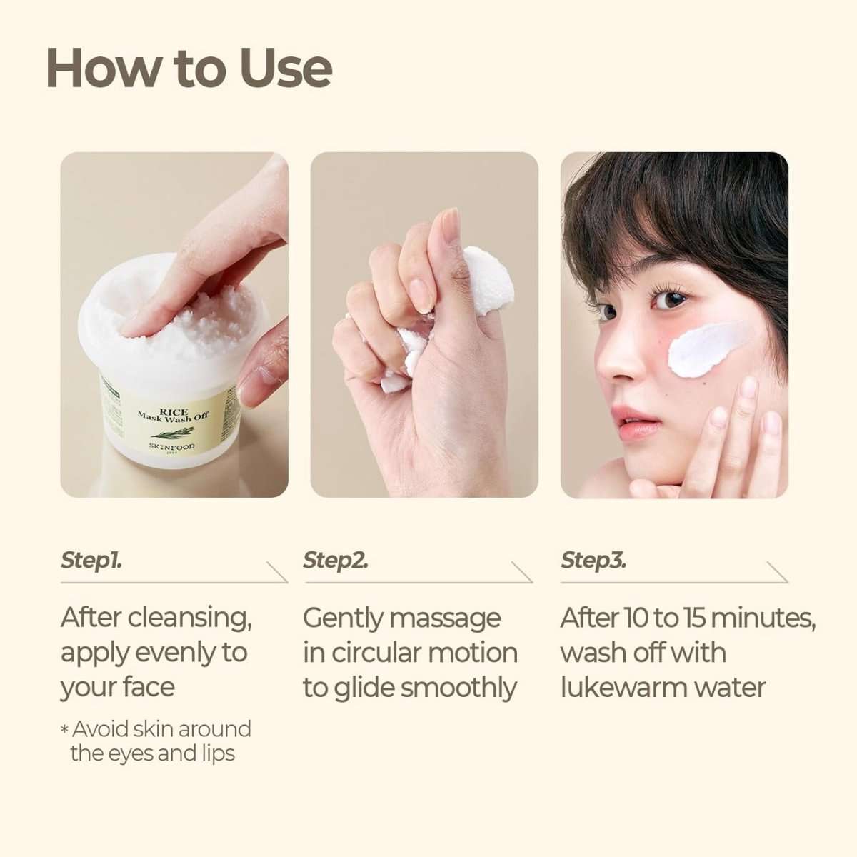 Skinfood Rice Mask Wash Off 100g Lakinza K-beauty